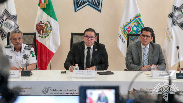 Destaca SSP coordinación con tres órdenes de gobierno durante hechos en Xoxtla