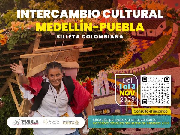 Exhibirá gobierno estatal silleta representativa de intercambio cultural entre Medellín y Puebla