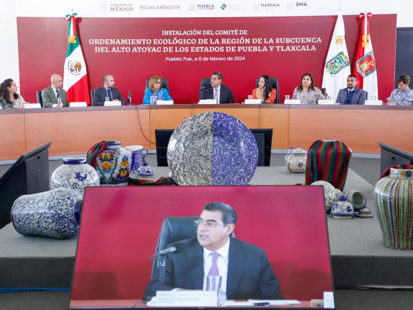 Con federación y Tlaxcala, gobierno de Puebla fortalece trabajo para proteger el medio ambiente