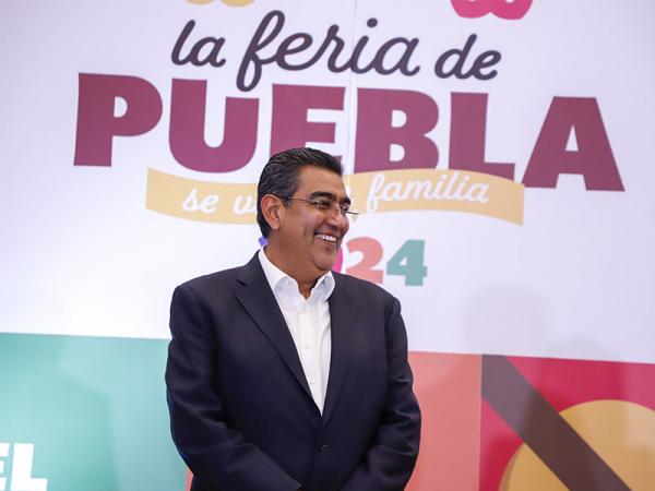 Expondrá Feria de Puebla 2024 unidad familiar y grandeza del estado; Sergio Salomón presenta evento