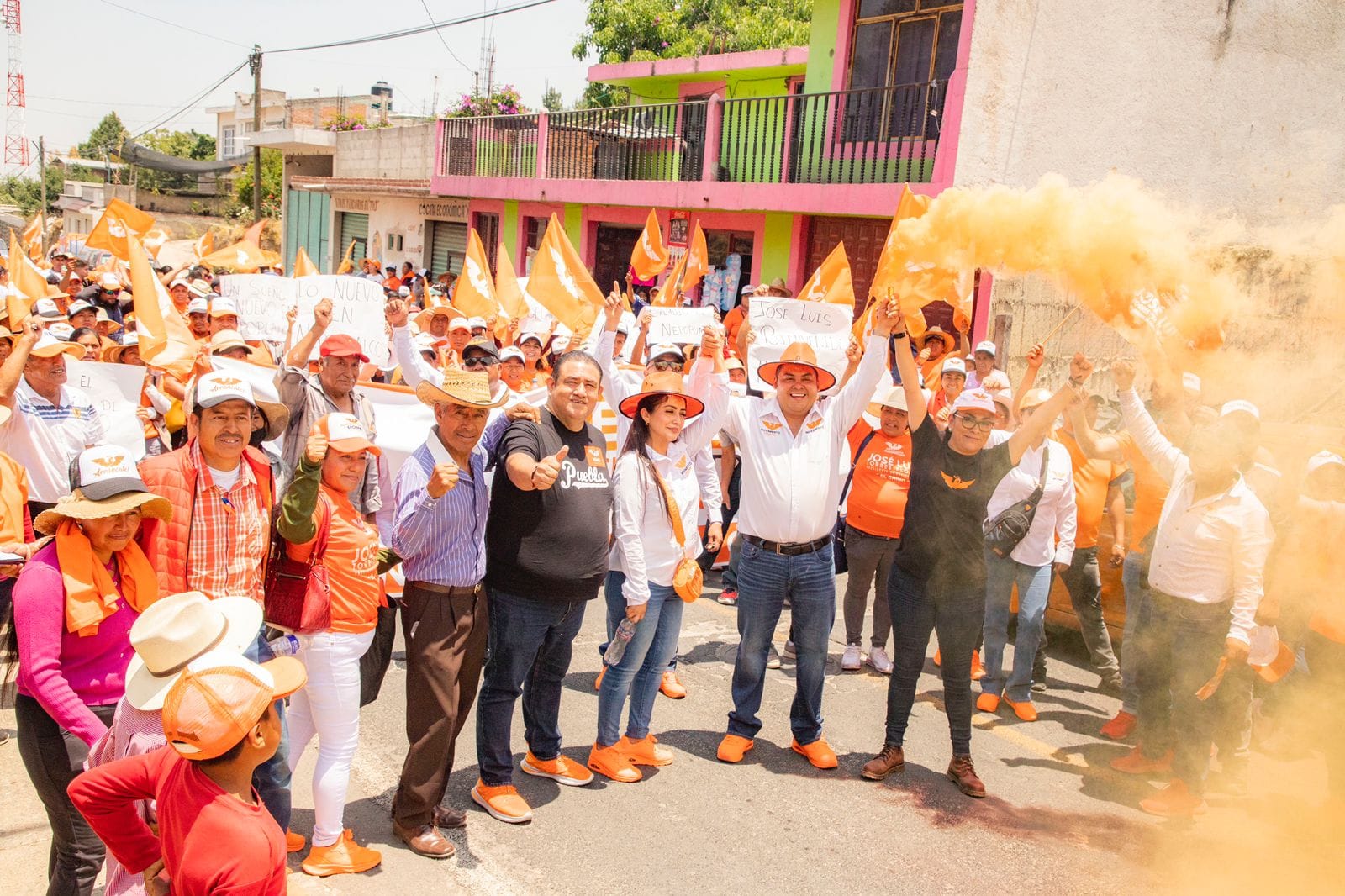 Habitantes de Nepopualco refrendaron su apoyo a José Luis Torres Flores