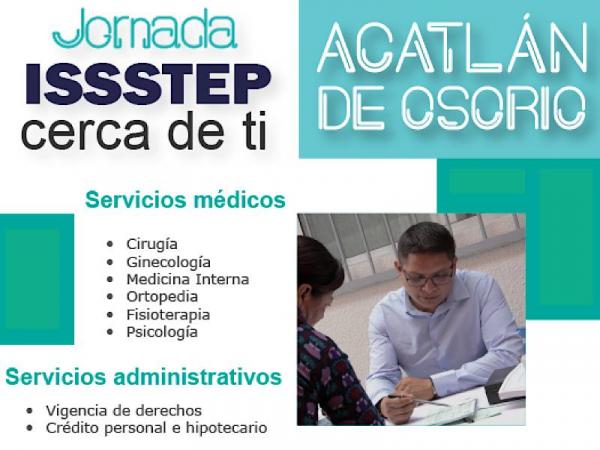 Invita ISSSTEP a jornada regional en Acatlán de Osorio