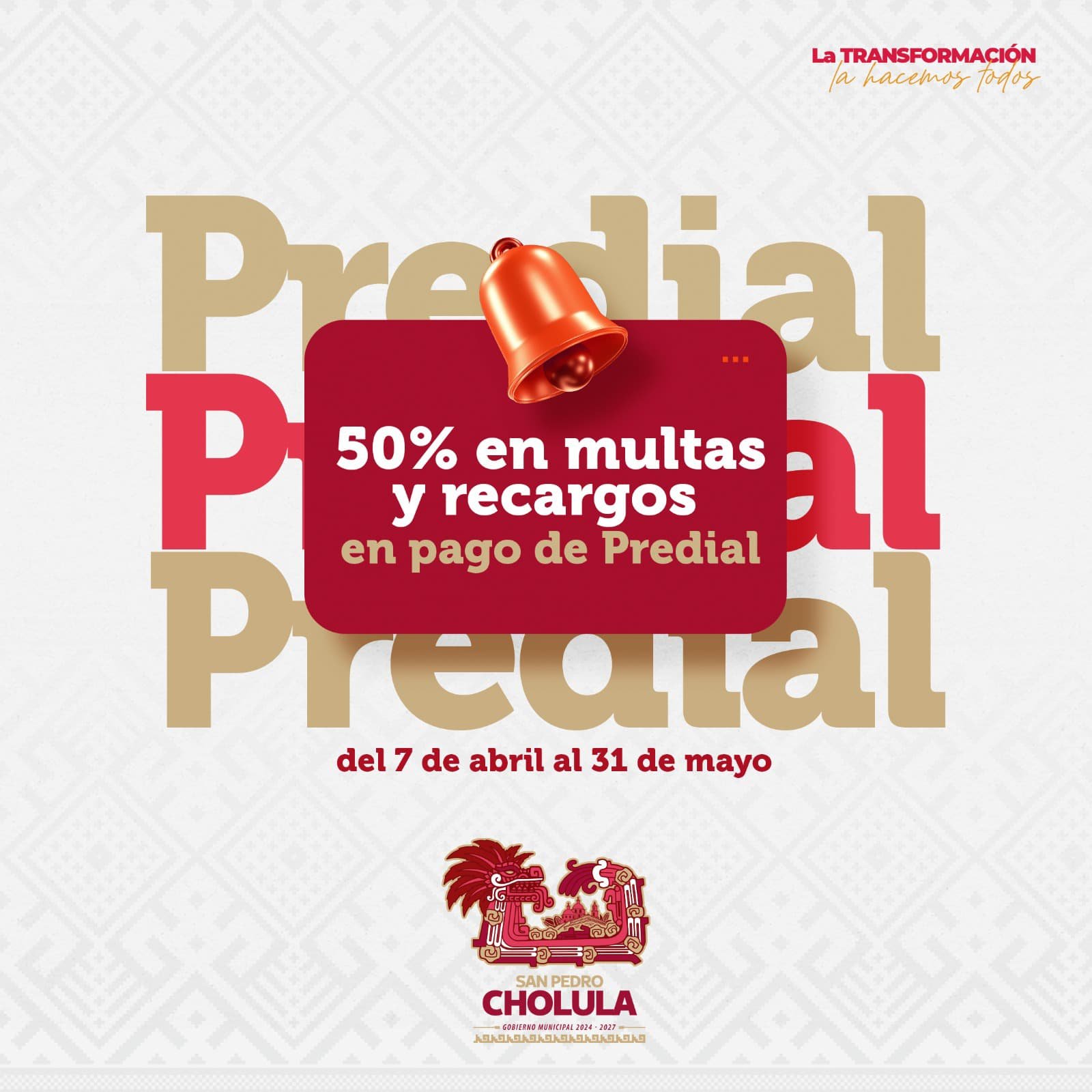 ¡Atención, cholultecas!