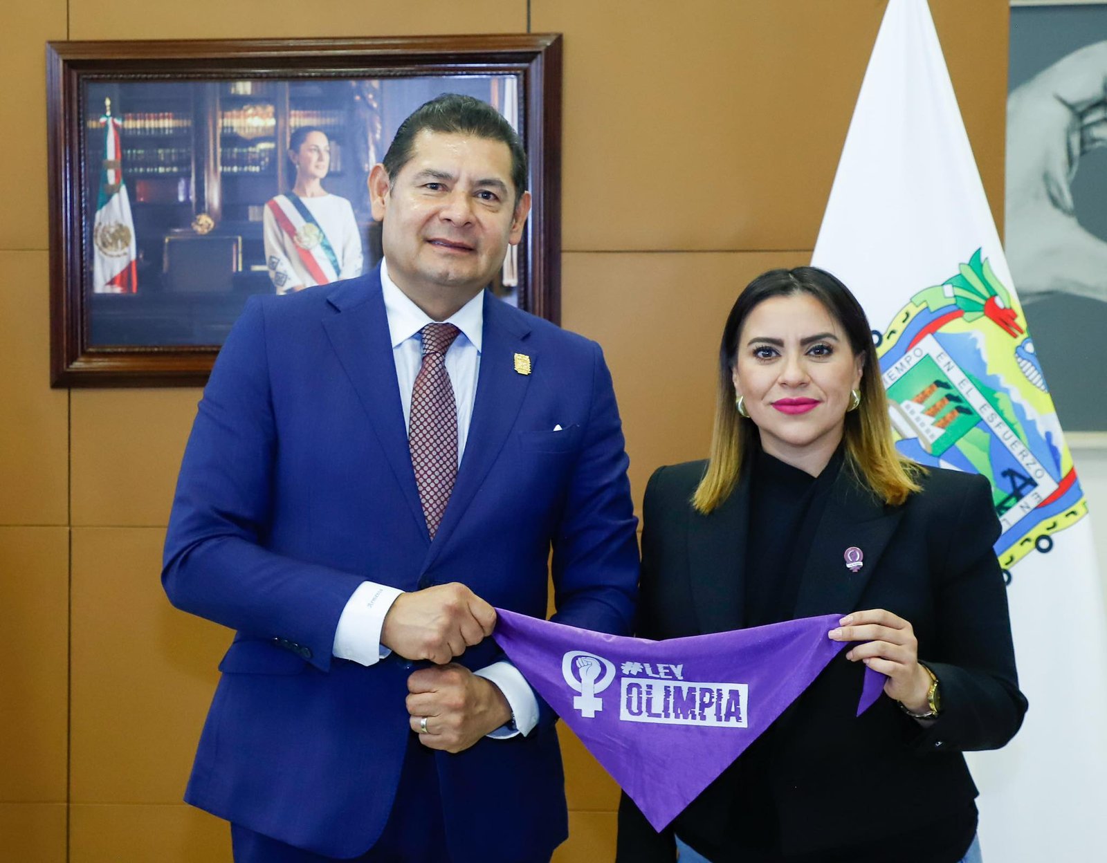 Nos reunimos con Olimpia Coral Melo, impulsora de la #LeyOlimpia, para trabajar de manera conjunta en el combate a la violencia digital en nuestro estado