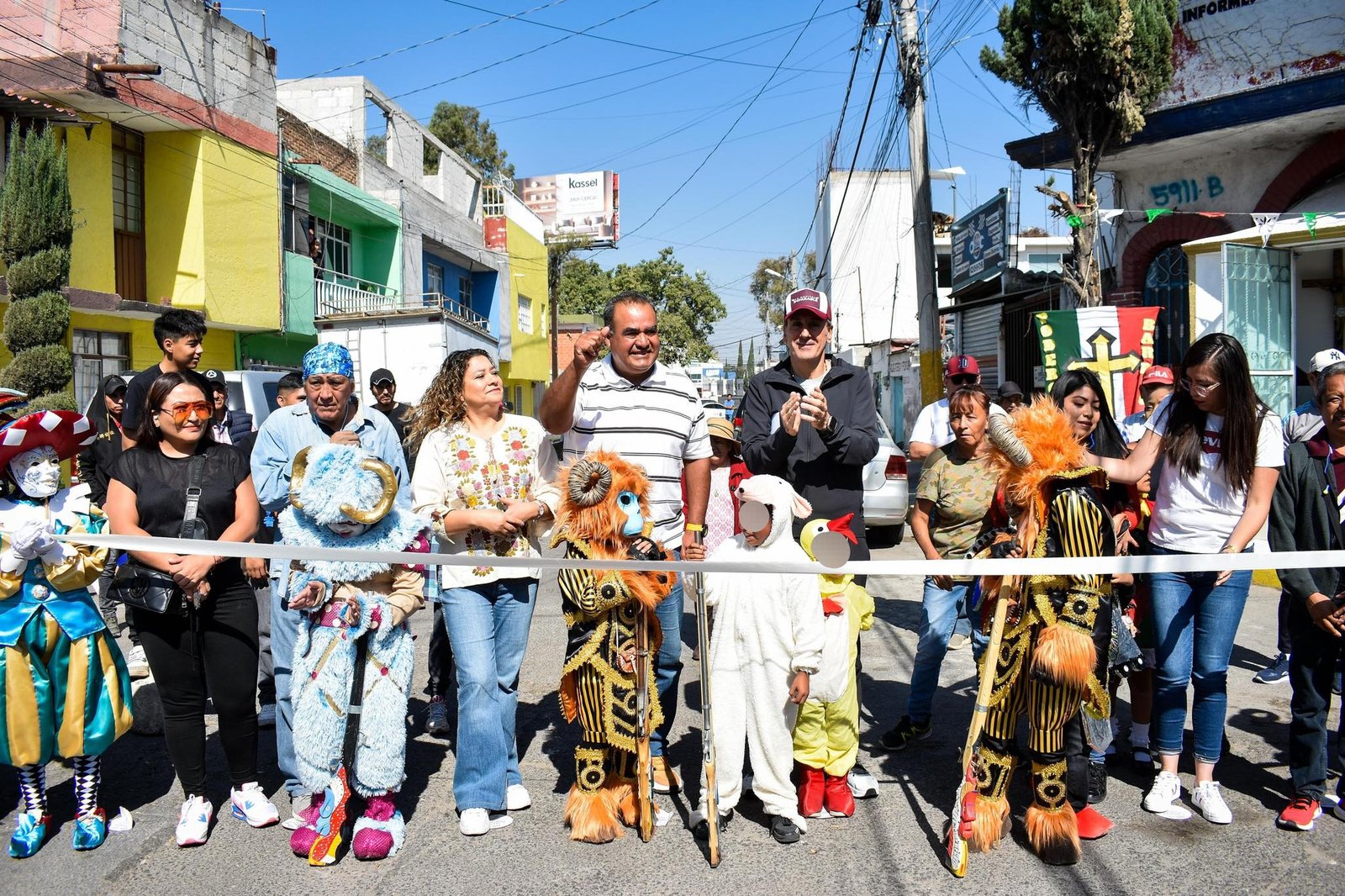 En #SanBaltazarCampeche acompañamos a las familias poblanas y al Presidente de la Junta Auxiliar
